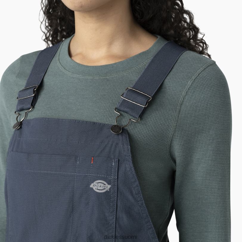Dickies naiset viileät ripstop-haalarit huuhdeltu ilmavoimien sininen (raf) vaatteet Z844X1608