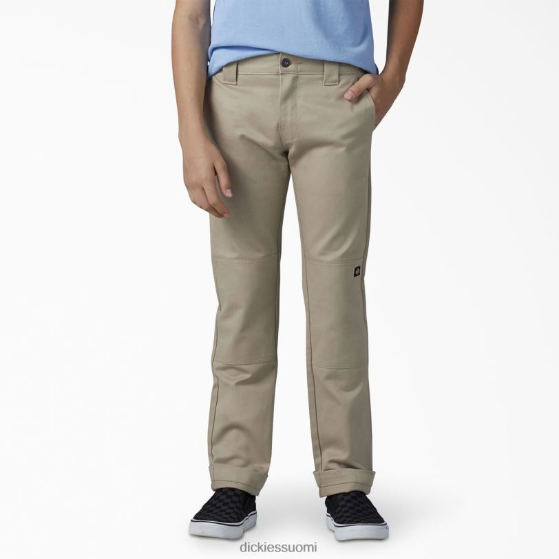 Dickies lapset flex skinny fit tuplapolvihousut aavikon hiekka (ds) vaatteet Z844X2662
