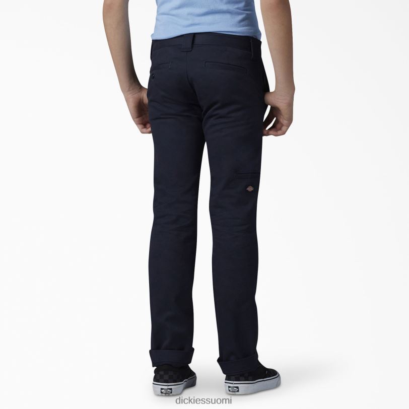 Dickies lapset flex skinny fit tuplapolvihousut tumma laivasto (dn) vaatteet Z844X2661