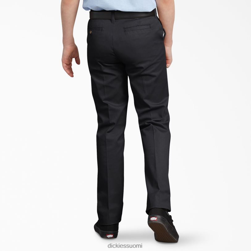Dickies lapset flex slim fit -housut musta (bk) vaatteet Z844X2667