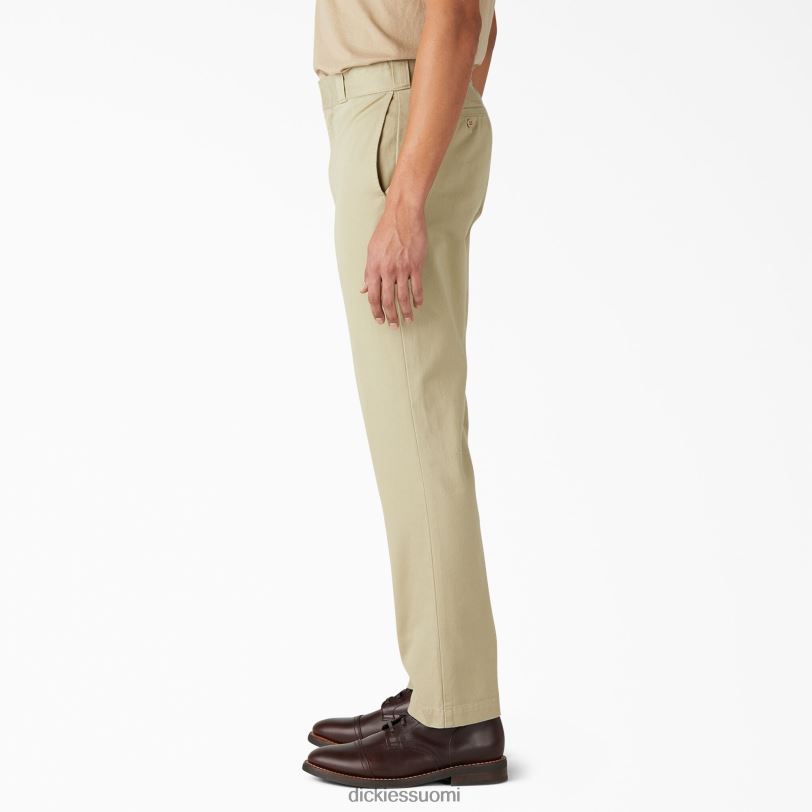 Dickies miehet 1922 twill-housut huuhdeltu rusketus (rtn) vaatteet Z844X332