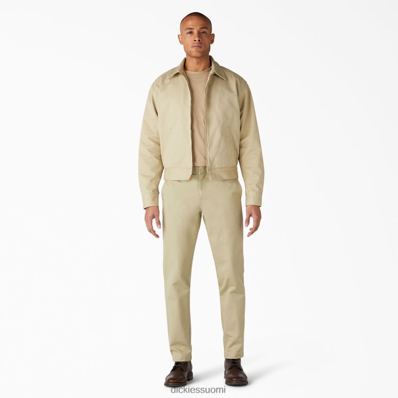 Dickies miehet 1922 twill-housut huuhdeltu rusketus (rtn) vaatteet Z844X332