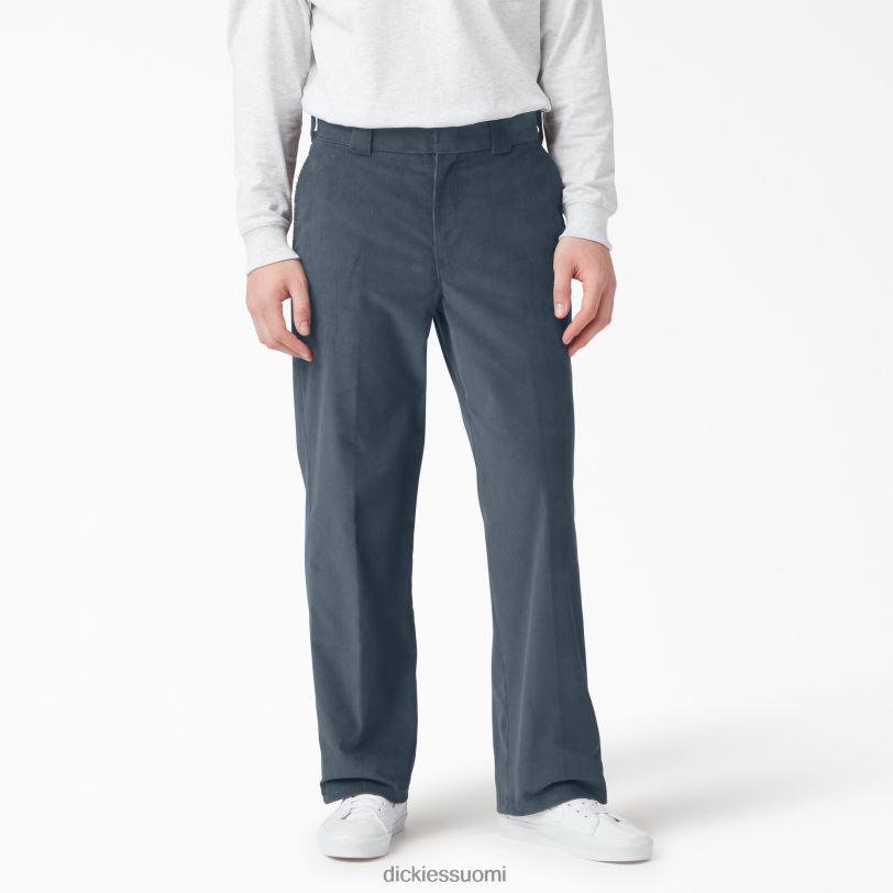 Dickies miehet litteät vakosamettihousut edessä ilmavoimien sininen (af) vaatteet Z844X256