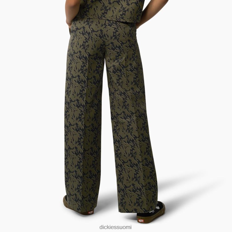 Dickies naiset Drewsey camo leveät housut säännöllinen vaatteet Z844X1900