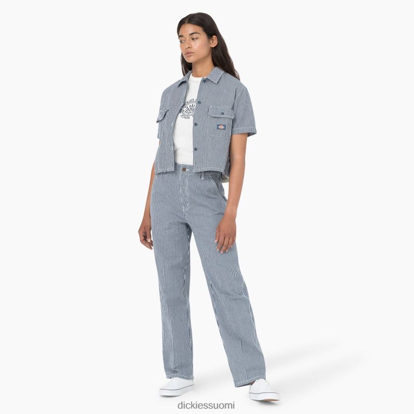 Dickies naiset hickory-raitahousut säännöllinen vaatteet Z844X1778