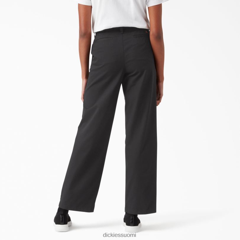 Dickies naiset korkeat leveälahkeiset twill-housut säännöllinen vaatteet Z844X1842