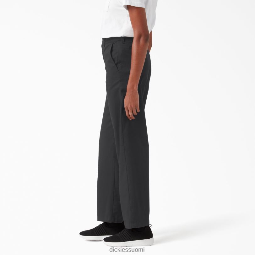 Dickies naiset korkeat leveälahkeiset twill-housut säännöllinen vaatteet Z844X1842