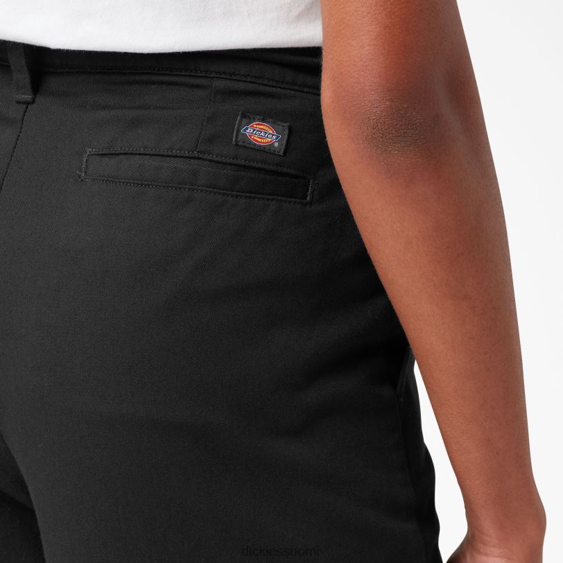 Dickies naiset korkeat leveälahkeiset twill-housut säännöllinen vaatteet Z844X1842