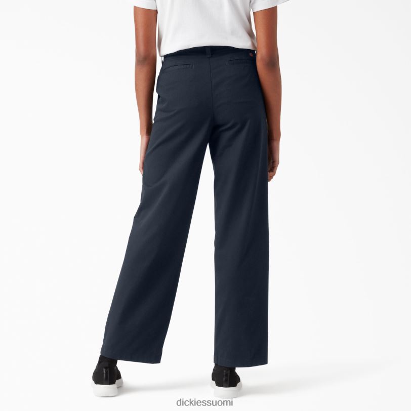 Dickies naiset korkeat leveälahkeiset twill-housut säännöllinen vaatteet Z844X1843