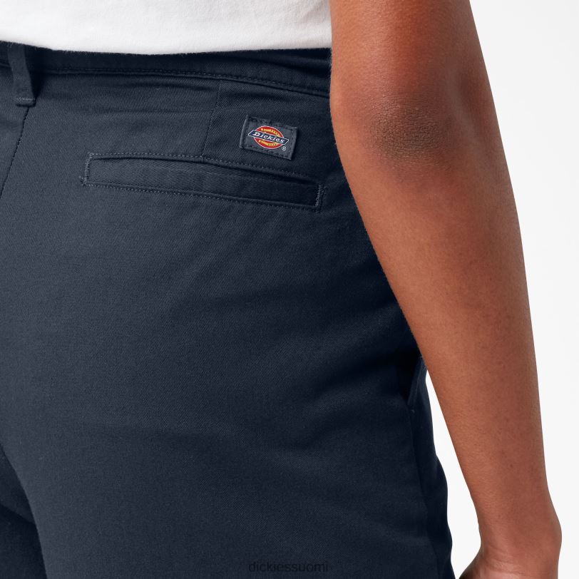 Dickies naiset korkeat leveälahkeiset twill-housut säännöllinen vaatteet Z844X1843