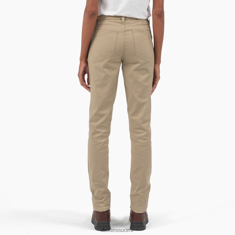 Dickies naiset korkeat, ohuet twill-housut säännöllinen vaatteet Z844X1851