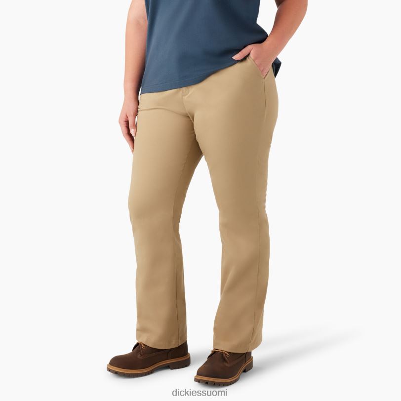 Dickies naiset plus slim fit bootcut twill housut säännöllinen vaatteet Z844X1899