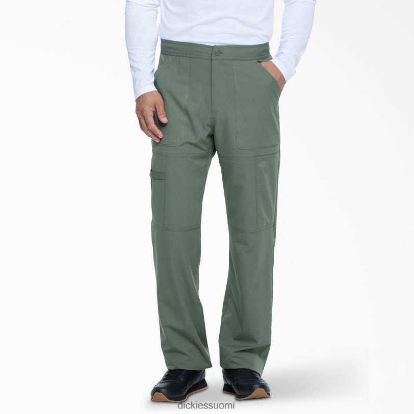 Dickies miehet dynamix cargo scrub -housut oliivinvihreä (oli) vaatteet Z844X1279