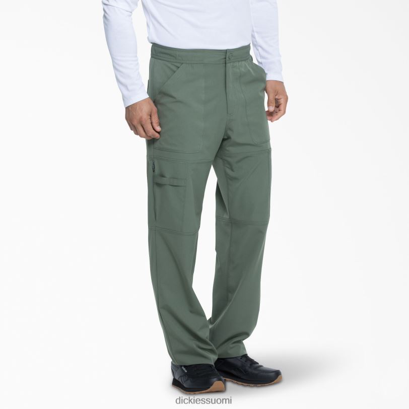 Dickies miehet dynamix cargo scrub -housut oliivinvihreä (oli) vaatteet Z844X1279