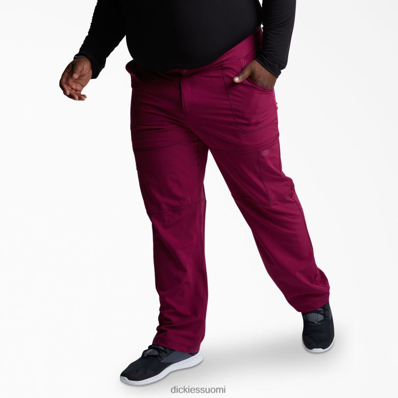 Dickies miehet dynamix cargo scrub -housut viini (voitto) vaatteet Z844X1282