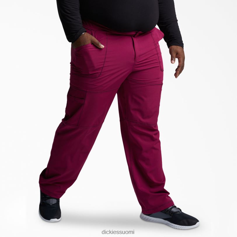 Dickies miehet dynamix cargo scrub -housut viini (voitto) vaatteet Z844X1282