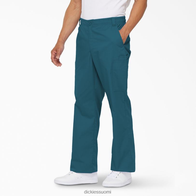 Dickies miehet eds signature cargo scrub -housut karibian sininen (crb) vaatteet Z844X1222