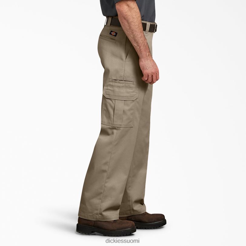 Dickies miehet flex rento istuvuus cargo-housut aavikon hiekka (ds) vaatteet Z844X125