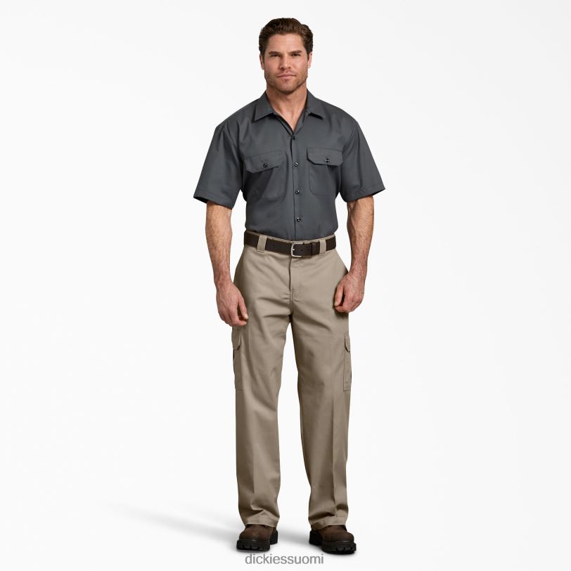 Dickies miehet flex rento istuvuus cargo-housut aavikon hiekka (ds) vaatteet Z844X125