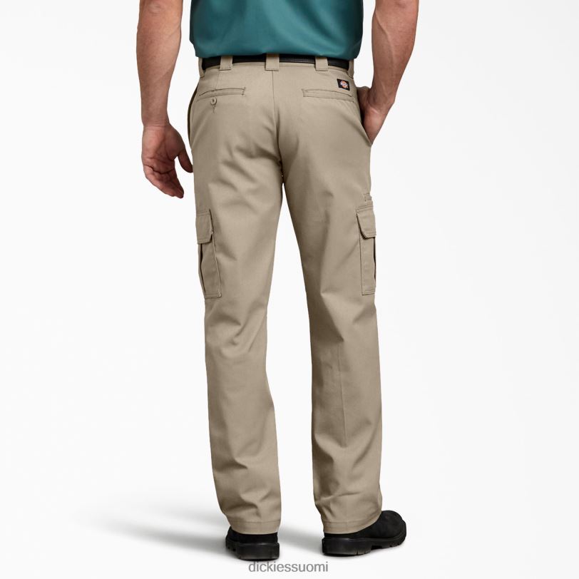Dickies miehet flex tavallisen istuvuuden cargo-housut aavikon hiekka (ds) vaatteet Z844X36