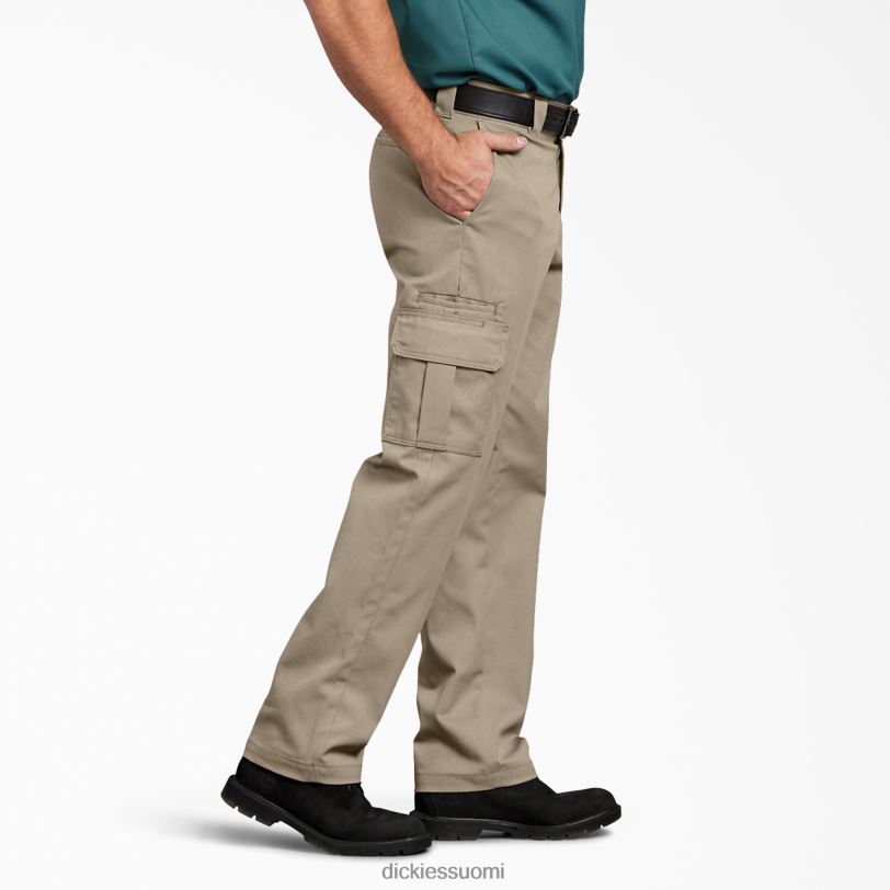 Dickies miehet flex tavallisen istuvuuden cargo-housut aavikon hiekka (ds) vaatteet Z844X36