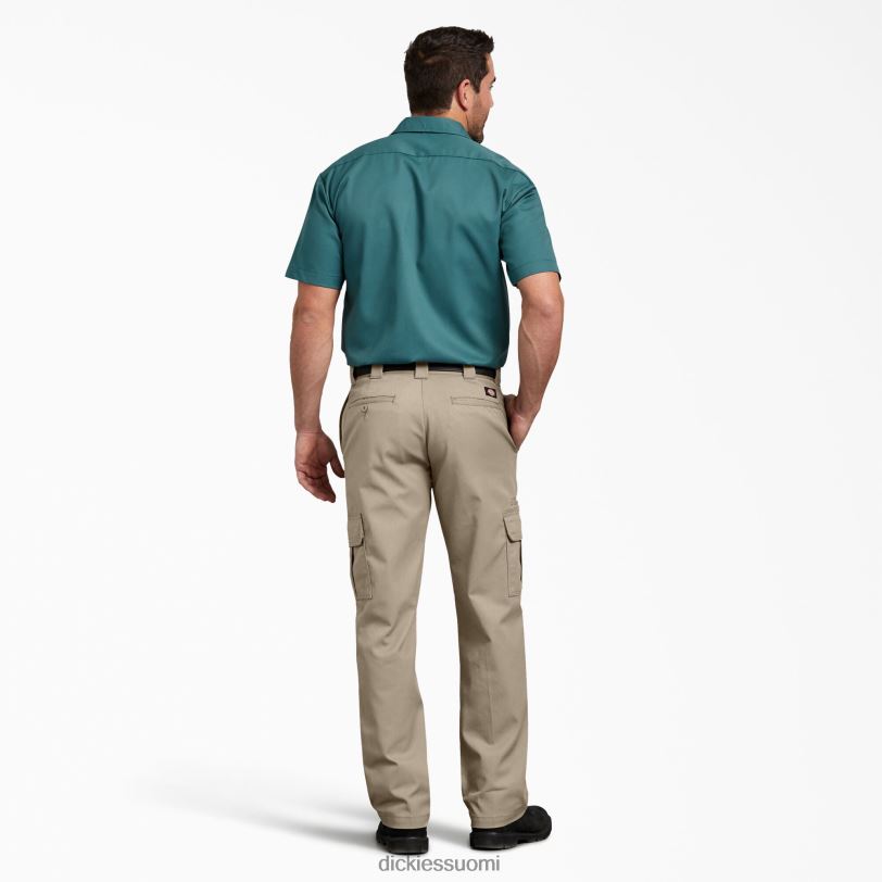Dickies miehet flex tavallisen istuvuuden cargo-housut aavikon hiekka (ds) vaatteet Z844X36