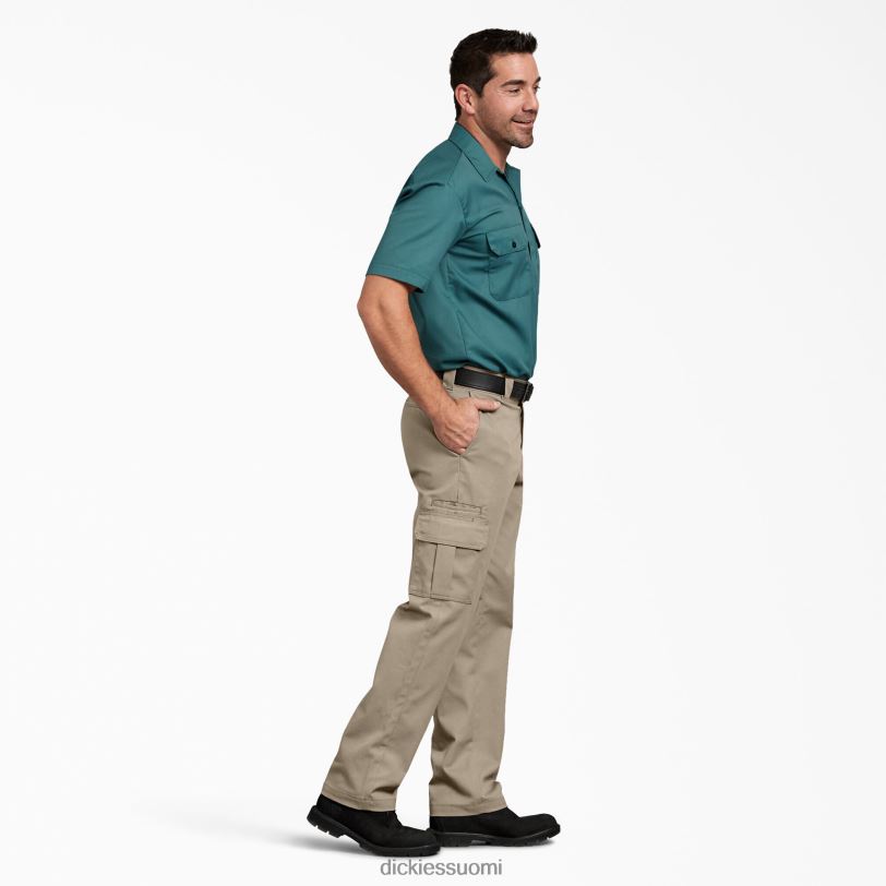 Dickies miehet flex tavallisen istuvuuden cargo-housut aavikon hiekka (ds) vaatteet Z844X36