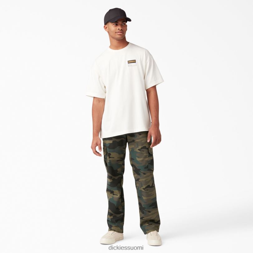 Dickies miehet flex tavallisen istuvuuden cargo-housut hunter green camo (hrc) vaatteet Z844X37