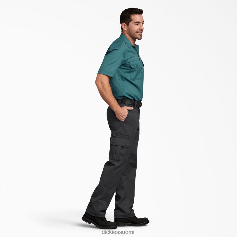 Dickies miehet flex tavallisen istuvuuden cargo-housut musta (bk) vaatteet Z844X33