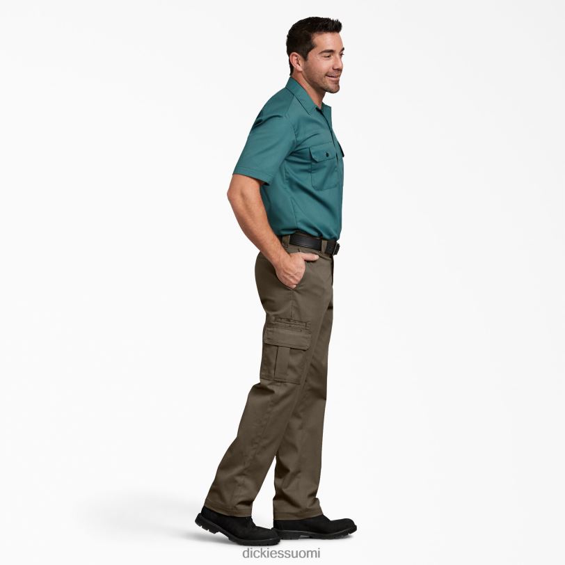 Dickies miehet flex tavallisen istuvuuden cargo-housut sieni (mr1) vaatteet Z844X38