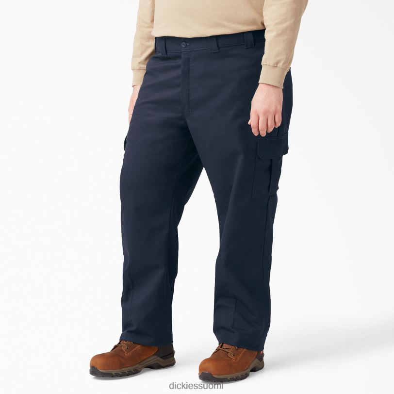 Dickies miehet flex tavallisen istuvuuden cargo-housut tumma laivasto (dn) vaatteet Z844X35