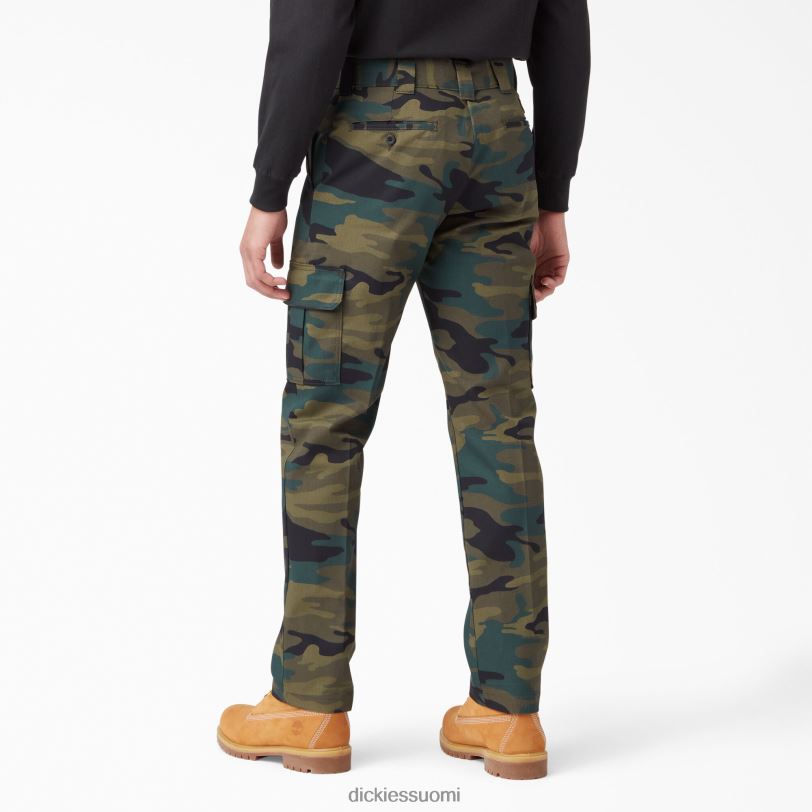 Dickies miehet slim fit cargo housut hunter green camo (hrc) vaatteet Z844X76