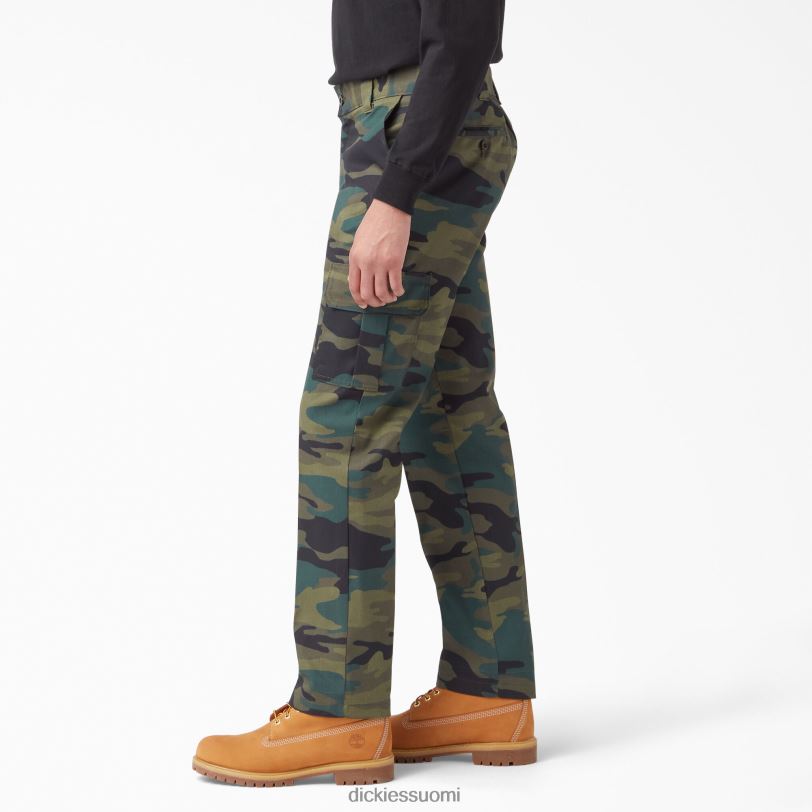 Dickies miehet slim fit cargo housut hunter green camo (hrc) vaatteet Z844X76