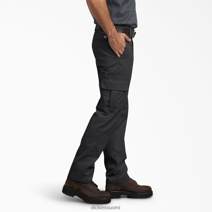 Dickies miehet slim fit cargo housut musta (bk) vaatteet Z844X73