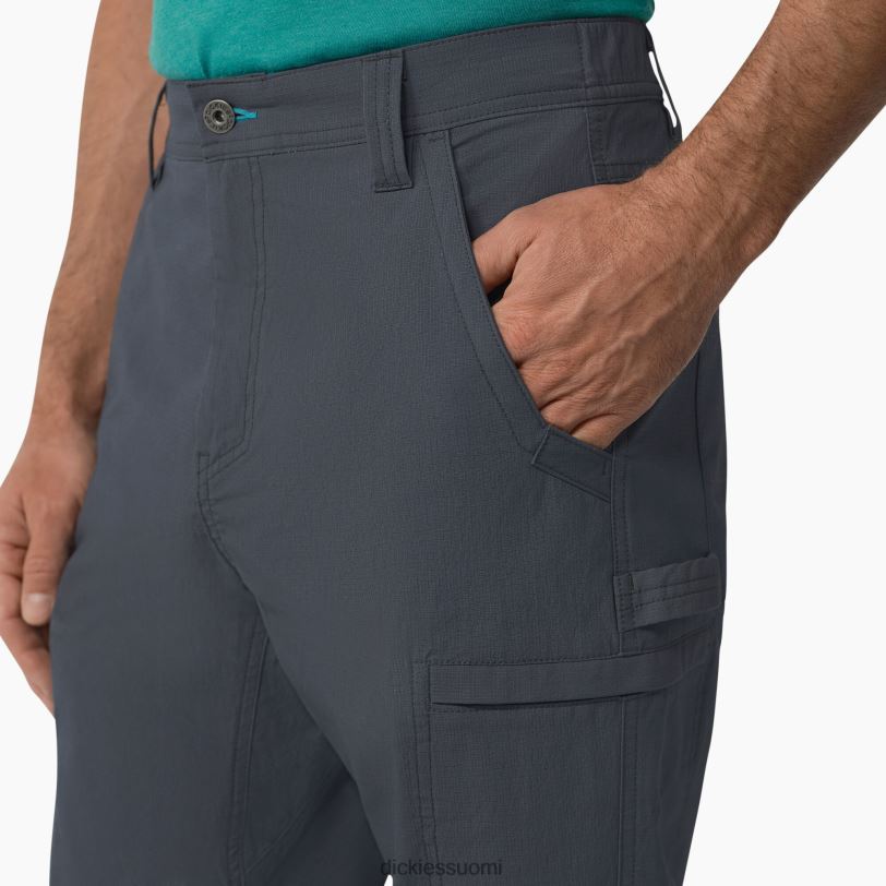 Dickies miehet suojaavat jäähdyttävät ripstop-rahtihousut hiilenharmaa (ch) vaatteet Z844X280