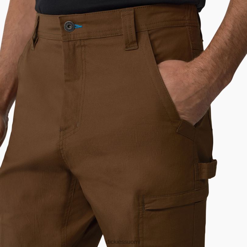 Dickies miehet suojaavat jäähdyttävät ripstop-rahtihousut puun ruskea (tb) vaatteet Z844X282