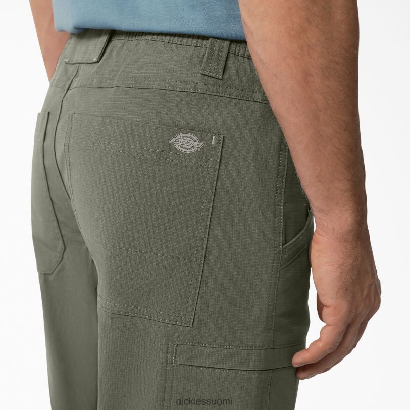 Dickies miehet suojaavat jäähdyttävät ripstop-rahtihousut sammaleenvihreä (ms) vaatteet Z844X281
