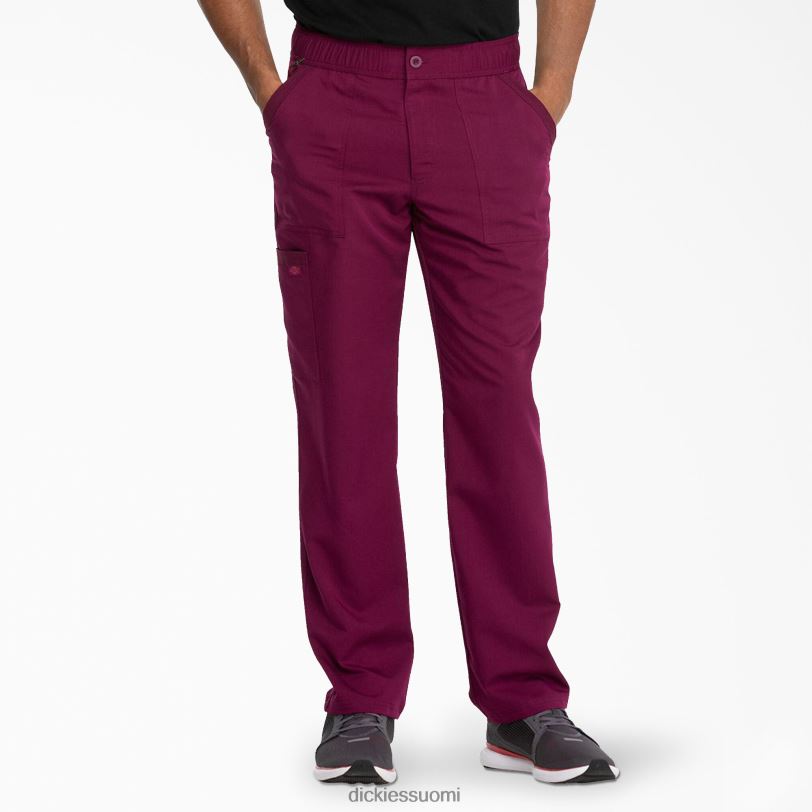 Dickies miehet tasapainoiset vetoketjulliset perhohousut viini (voitto) vaatteet Z844X1347