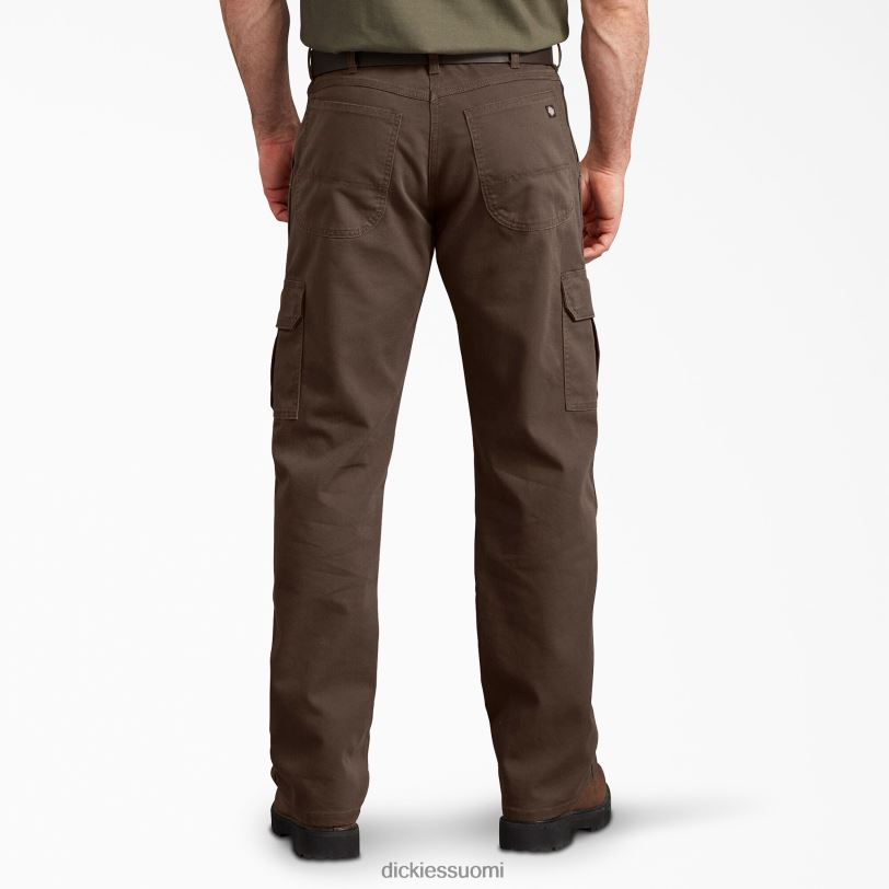 Dickies miehet tavalliset ankka cargo-housut kivipesty puu ruskea (stb) vaatteet Z844X179