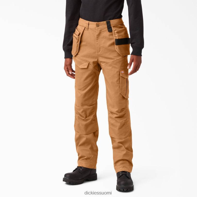 Dickies miehet temp-iq 365 tech ankkahousut huuhdeltu ruskea ankka (rbd) vaatteet Z844X241