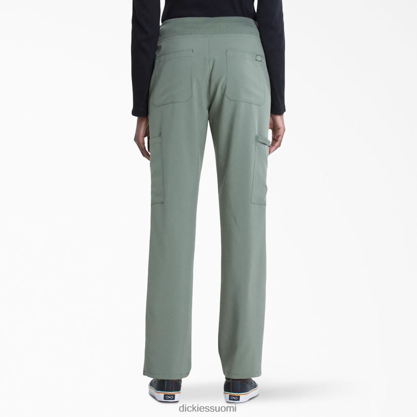 Dickies naiset eds essentials kapeneva jalka cargo scrub housut oliivinvihreä (oli) vaatteet Z844X2505
