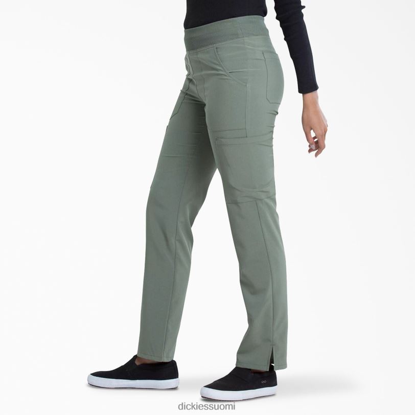 Dickies naiset eds essentials kapeneva jalka cargo scrub housut oliivinvihreä (oli) vaatteet Z844X2505