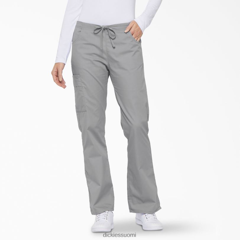 Dickies naiset eds signature flare leg cargo scrub housut harmaa (gy) vaatteet Z844X2527