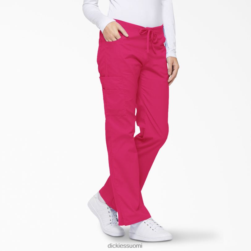 Dickies naiset eds signature flare leg cargo scrub housut kuuma pinkki (hpk) vaatteet Z844X2528