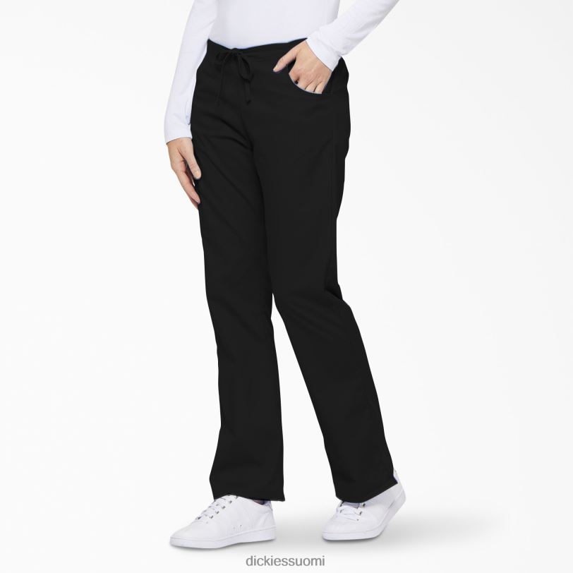 Dickies naiset eds signature flare leg cargo scrub housut musta (musta) vaatteet Z844X2519