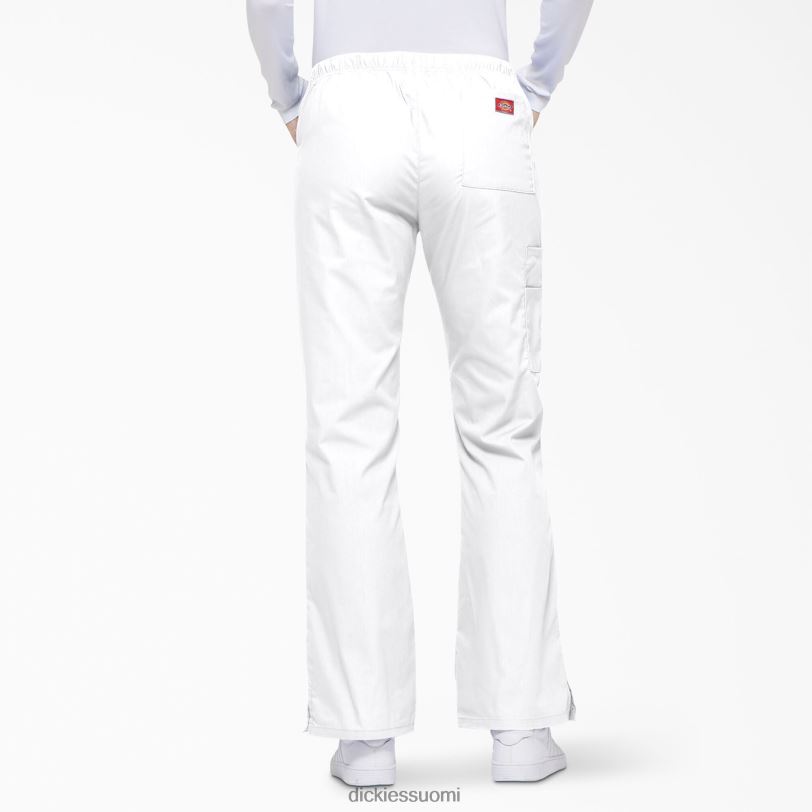 Dickies naiset eds signature flare leg cargo scrub housut valkoinen (dwh) vaatteet Z844X2523