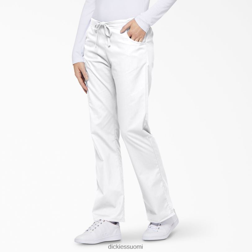 Dickies naiset eds signature flare leg cargo scrub housut valkoinen (dwh) vaatteet Z844X2523