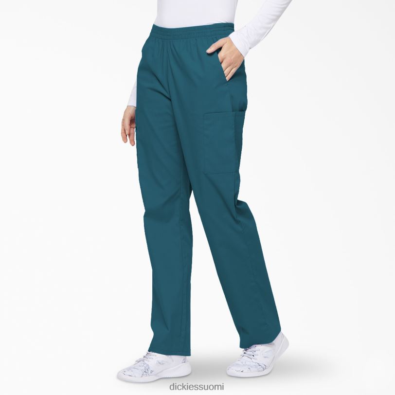 Dickies naiset eds signature kapeneva jalka cargo scrub housut karibian sininen (crb) vaatteet Z844X2387