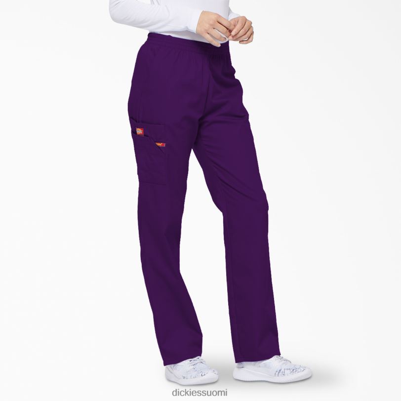 Dickies naiset eds signature kapeneva jalka cargo scrub housut violetti munakoiso (muna) vaatteet Z844X2390