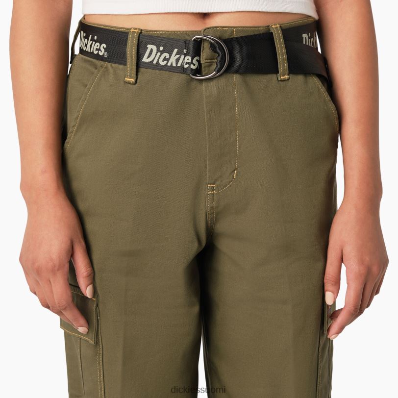 Dickies naiset kontrastiompeleet rajatut cargo-housut säännöllinen vaatteet Z844X1805